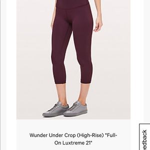 lululemon athletica Pants - Lululemon crop pants! lululemon athletica Pants - Lululemon crop pants!
